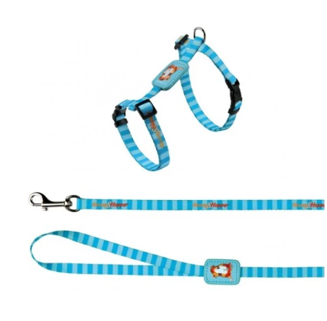 Шлея нейлонова з повідцем Trixie Honey & Hopper, для морських свинок