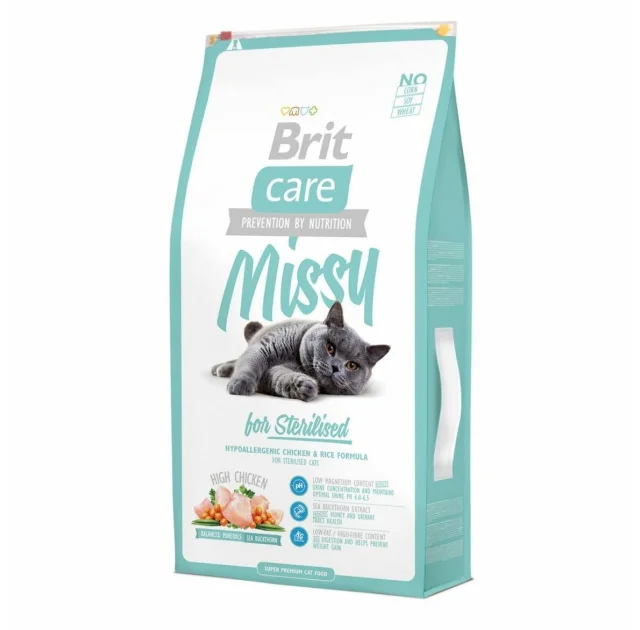 Сухой корм Brit Care Cat Missy for Sterilised, для стерилизованных кошек, 7 кг