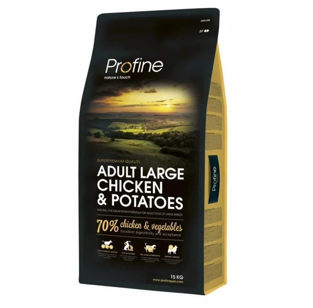 Сухой корм Profine Adult Large Breed Chicken, для собак крупных пород, с курицей, 15 кг