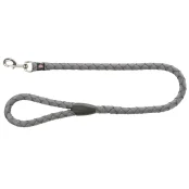Поводок-перестёжка Trixie Cavo Adjustable Lead для собак, плетёный, круглый, размер S-M, 2 м/12 мм, графит