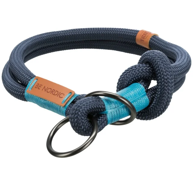 Нашийник-зашморг Trixie BE NORDIC L-XL, для собак, 55 см, 13 мм, синій / блакитний