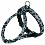 Шлея Trixie Savanne, для собак, 36-42 см, 14 мм, серебро/черный