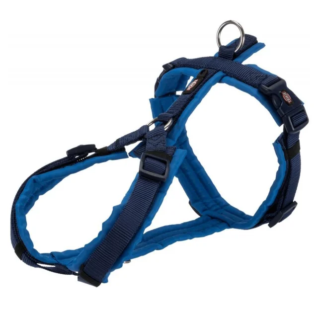 Шлея Trixie Premium Trekking Harness для собак, 36-44 см, 15 мм, размер S, индиго-синий