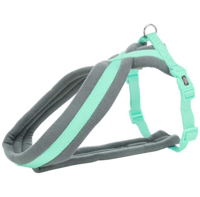 Шлея Trixie Premium Touring Harness для собак, 26-38 см, 10 мм, размер XXS-XS, мятный