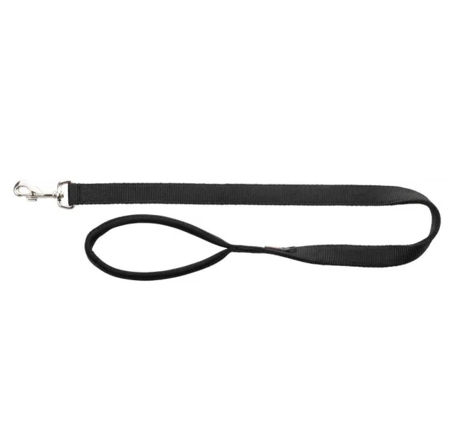 Повідець Trixie Premium M-L, для собак, 1.8 м, 20 мм, чорний