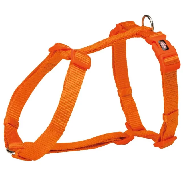 Шлея Trixie Premium H-Harness для собак, 42-60 см, 15 мм, размер S-M, папайя