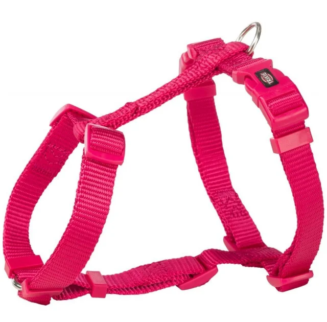 Шлея Trixie Premium H-Harness для собак, 52-75 см, 20 мм, размер M-L, фуксия