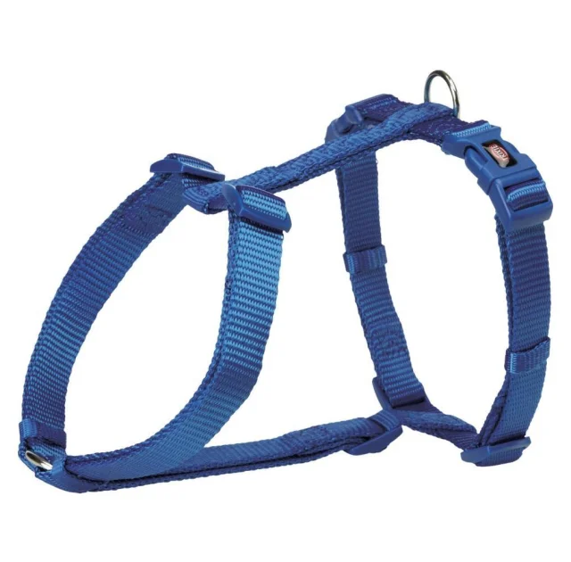 Шлея Trixie Premium H-Harness для собак, 75-120 см, 25 мм, размер L-XL, синий