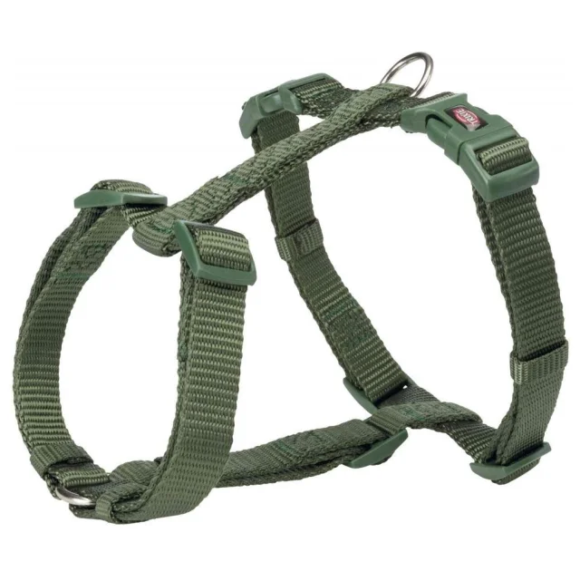 Шлея Trixie Premium H-Harness для собак, 75-120 см, 25 мм, розмір L-XL, темно-зелений