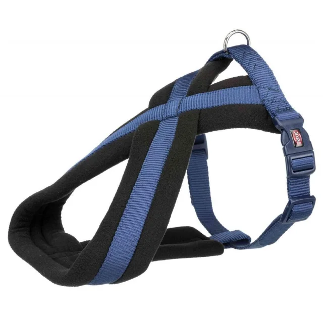 Шлея Trixie Premium Touring Harness для собак, 30-55 см, 15 мм, размер XS-S, индиго