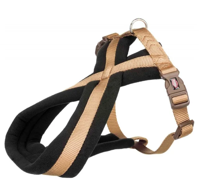 Шлея Trixie Premium Touring Harness для собак, 30-55 см, 15 мм, размер XS-S, карамель