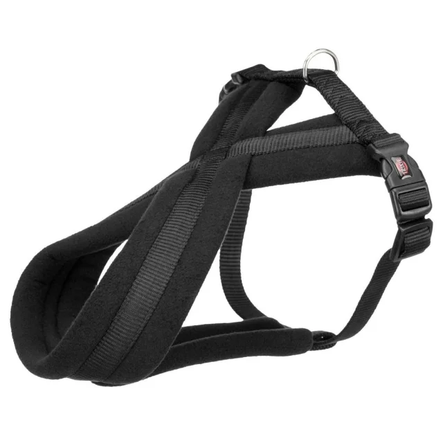Шлея Trixie Premium Touring Harness для собак, 40-70 см, 20 мм, размер S-M, черный