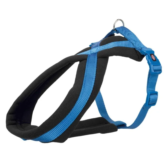 Шлея Trixie Premium Touring Harness для собак, 40-70 см, 20 мм, размер S-M, синий