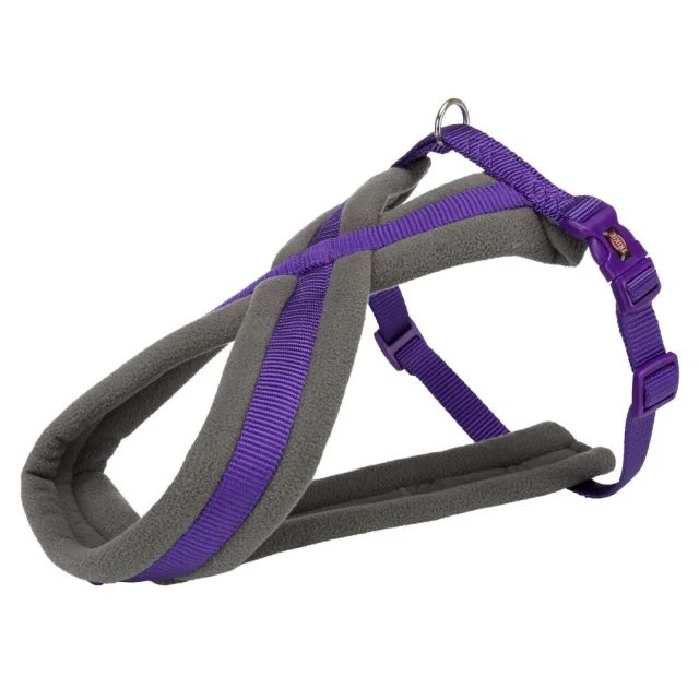 Шлея Trixie Premium Touring Harness для собак, 45-80 см, 25 мм, размер M, фиолетовый