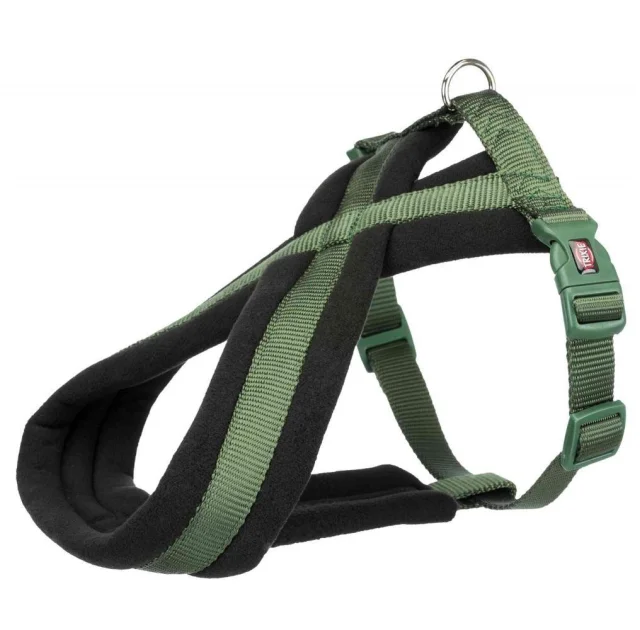 Шлея Trixie Premium Touring Harness для собак, 50-90 см, 25 мм, размер M-L, лесной