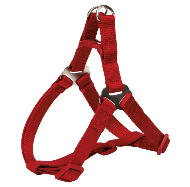 Шлея Trixie Premium One Touch Harness, для собак, 50-65 см, 20 мм, размер M, красный