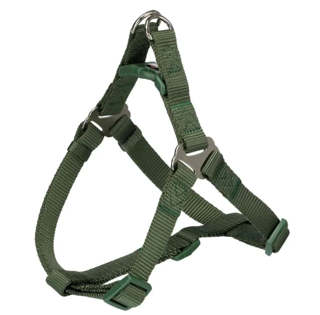 Шлея Trixie Premium One Touch Harness, для собак, 50-65 см, 20 мм, размер M, лесной