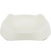 Миска в формі котячої голови Trixie, для кішок, меламін, 0.25 л, 17 см, білий