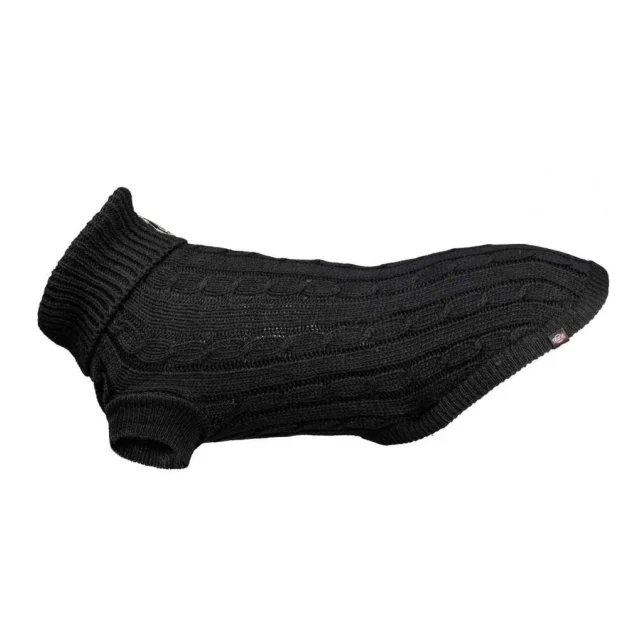 Пуловер Trixie King of Dogs XS, для собак, 30 см, черный