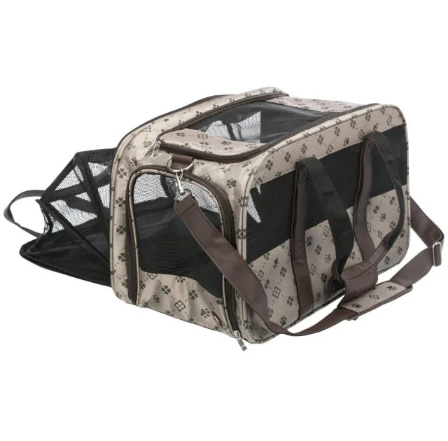 Cумка-переноска Trixie Maxima для собак, бежево-коричневый, 33×32×54 см