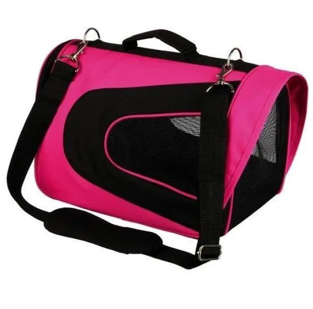 Cумка-переноска Trixie Alina для собак, розово-чёрный, 22×23×35 см