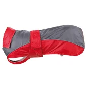 Попона-дождевик Trixie - Lorient для собак, 45 см, красно-серый