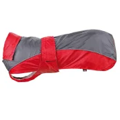 Попона-дождевик Trixie - Lorient для собак, 55 см, красно-серый