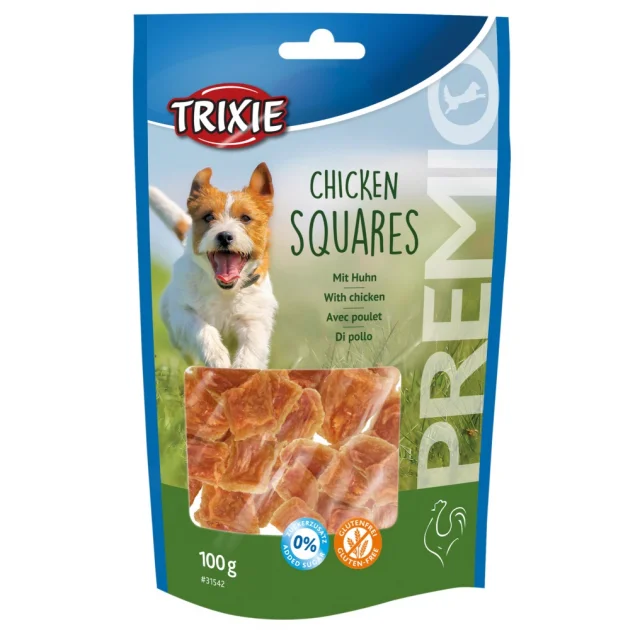 Ласощі Trixie - Chicken Squares курка, для собак, 100 г