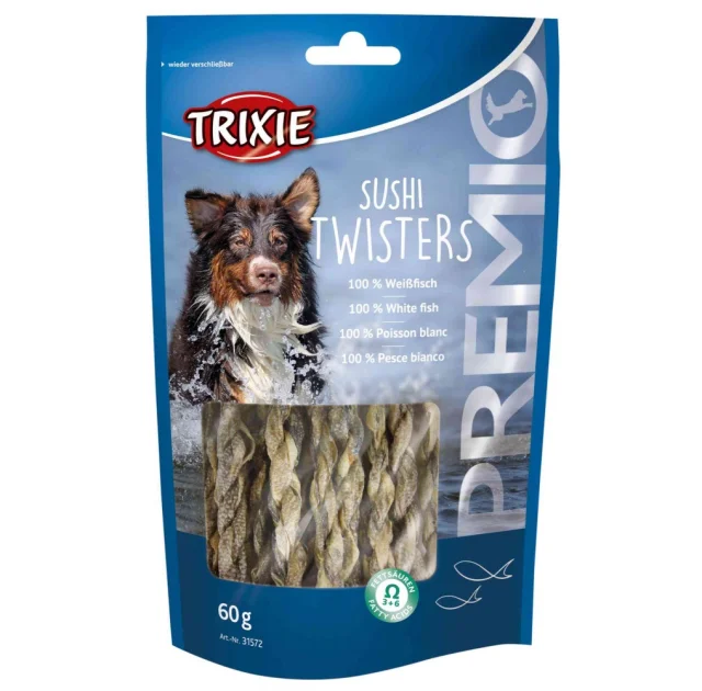 Ласощі Trixie Sushi Twisters для собак, риба, 60 г