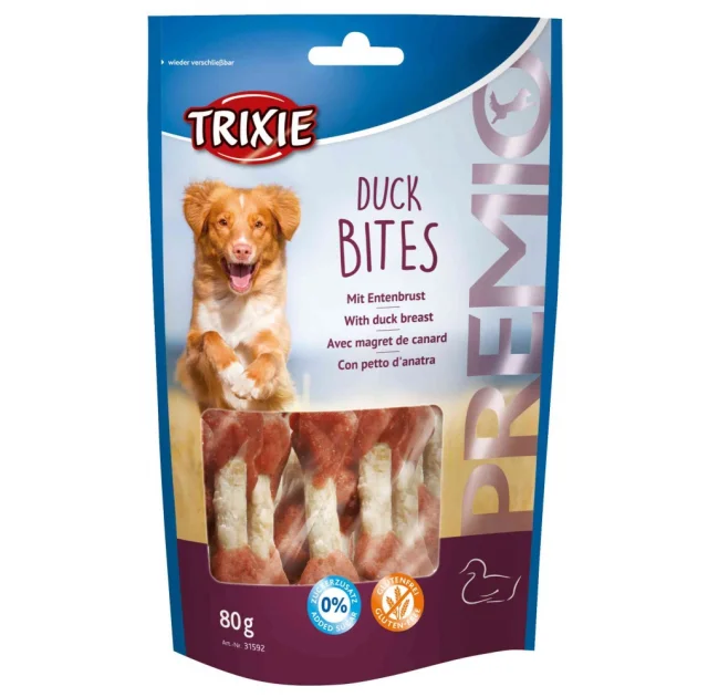 Кісточки Тріксі Duck Bites для собак, качина грудка, 80 г