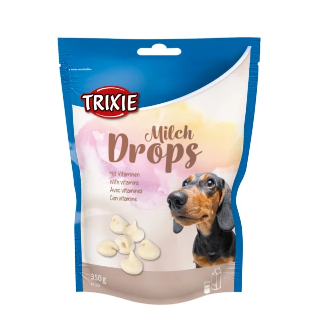 Дропси Trixie молочні, для собак, 350 г