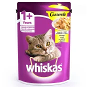 Влажный корм Whiskas Casserole для котов, с курицей в желе, 85 г
