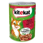 Консерва Kitekat для кошек, с говядиной, 400 г