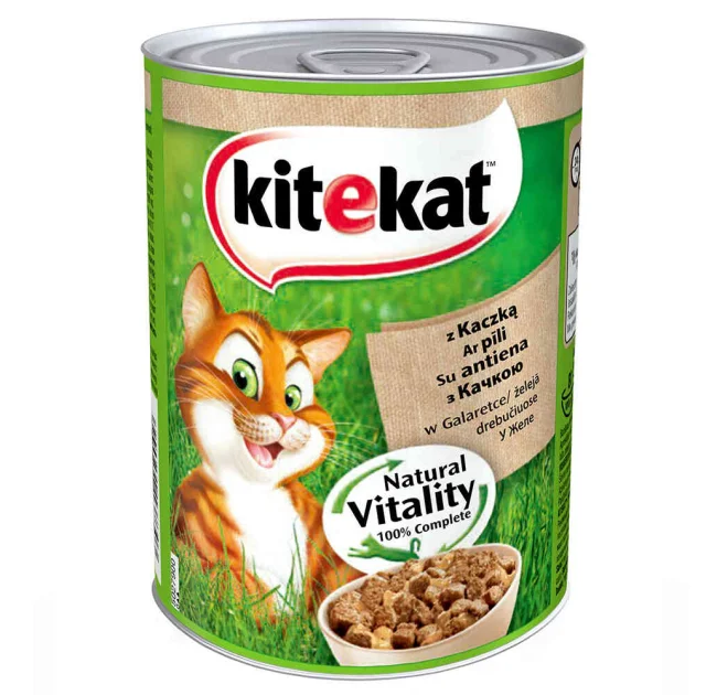 Консерва Kitekat для котів, з качкою, 400 г