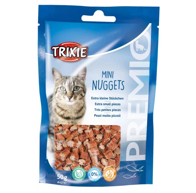 Лакомство, Trixie Mini Nuggets, для кошек, тунец/курица, 50 г