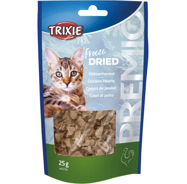 Ласощі, Trixie PREMIO, для кішок, сердечка з куркою, 25 г