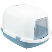 Туалет-домик Trixie Primo XXL, для кошек, 56×47×71 см, синий/белый