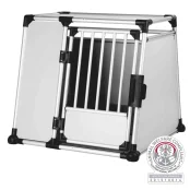 Двойной транспортировочный бокс Trixie для собак, серебро, 94×87×93 см