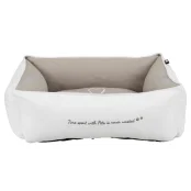 Лежак Trixie Pet's Home для собак, біло-коричневий, 100×70 см