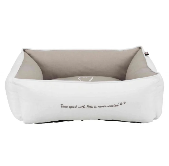 Лежак Trixie Pet's Home для собак, бело-коричневый, 100×70 см