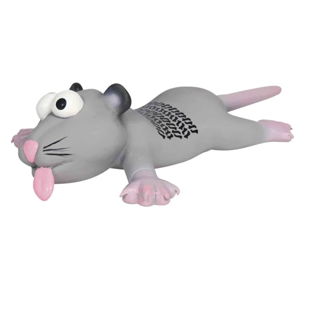 Игрушка Trixie для собак, крыса или мышь с языком, латекс, 22 см
