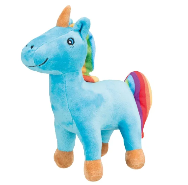 Іграшка Trixie єдиноріг з кольоровим хвостом, для собак, 25 см, плюш