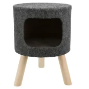 Лежак-пещера Trixie Senta для кошек и собак, серый, 38×50 см