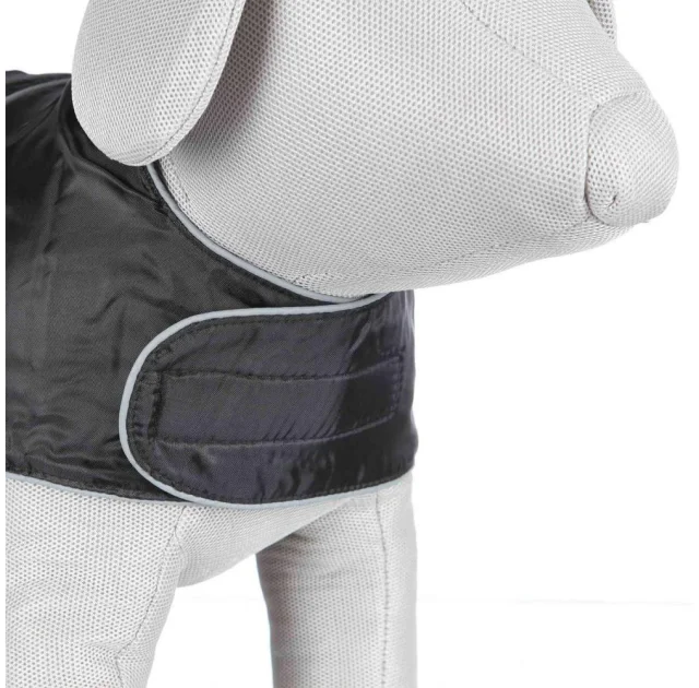 Накидка Trixie - Orleans утепленная со светоотражателем, для собак, 50 см, черный