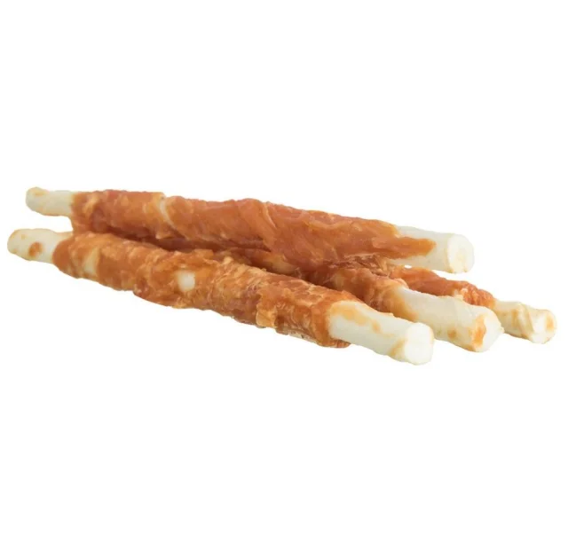 Жевательные палочки Trixie Denta Fun для собак, микс, курица с ягнёнком и говядиной, 10 см, 250 г