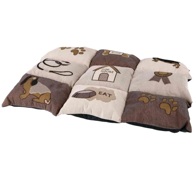 Підстилка Trixie Patchwork для собак, коричнево-бежевий, 55×45 см
