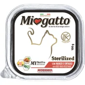 Влажный корм Morando MioGatto Sterilised Beef & Vegetables для стерилизованных кошек, с говядиной, 100 г