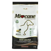 Сухий корм Morando MioCane Adult Mini Lamb & Rice для собак дрібних порід, з ягням і рисом, 1.5 кг