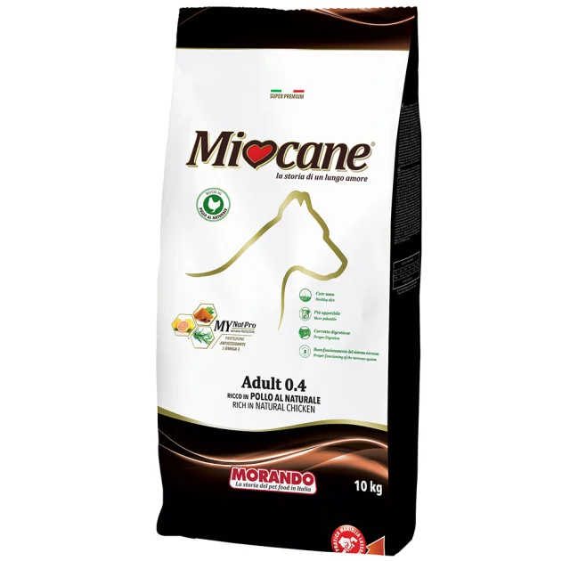 Сухой корм Morando MioCane Adult Mini Chicken для собак мелких пород, с курицей, 10 кг