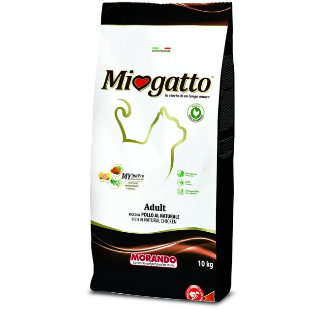 Сухой корм Morando MioGatto Adult Veal & Barley для кошек, с телятиной и ячменём, 10 кг